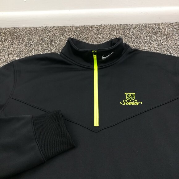 Seaview Golf Club Jacket Nike 1/2 Zip Tour Performance Therma Fit Mens Medium